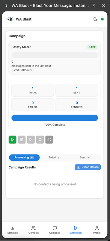 WA Blast Campaign Manager